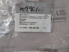 Cameron Parker Hannifin Freudenberg Oil & Gas 2185621-01-99 Hydraulic Regulator Repair Kit