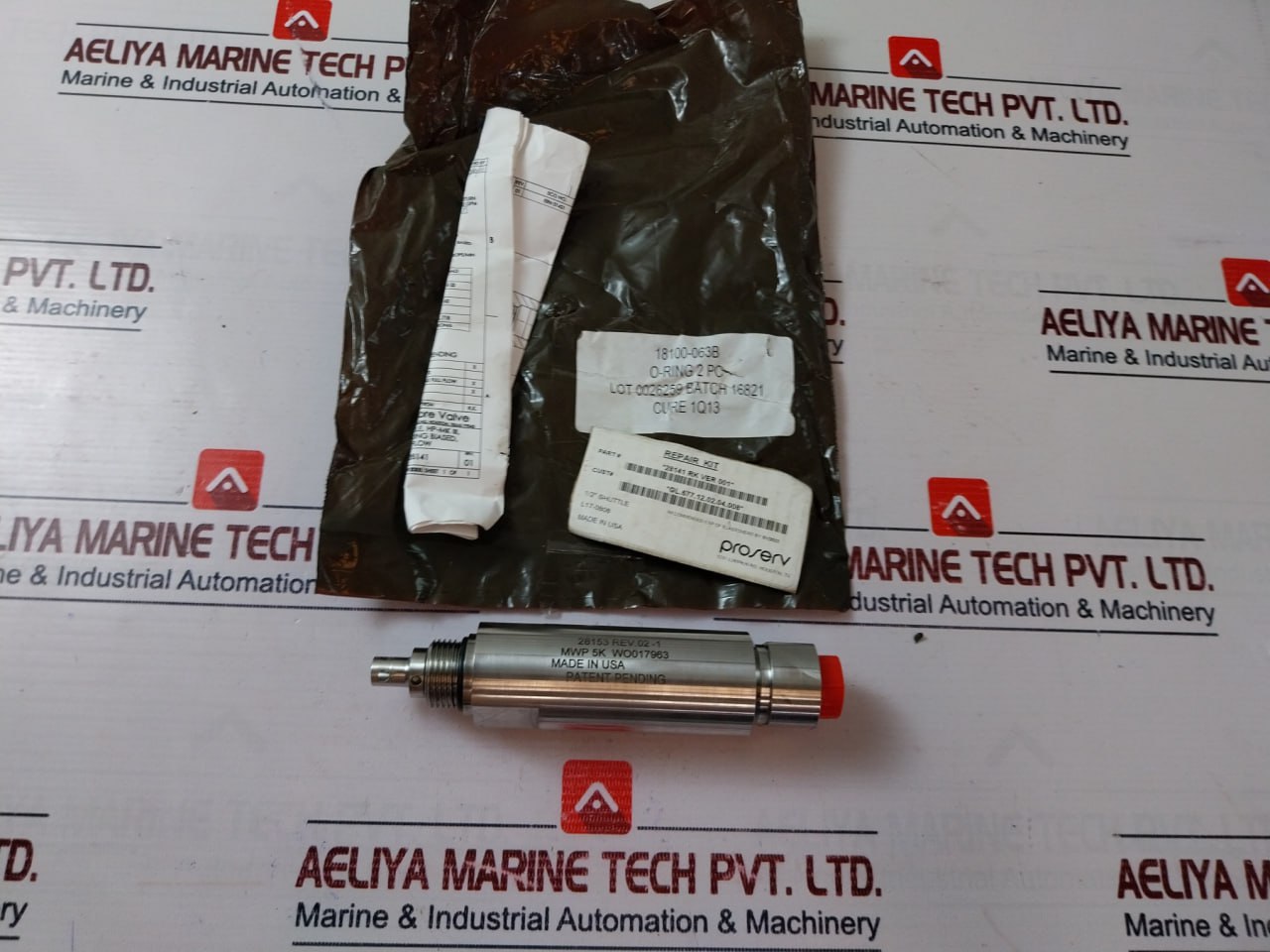 Gilmore 28153 Valve 28141 Rk