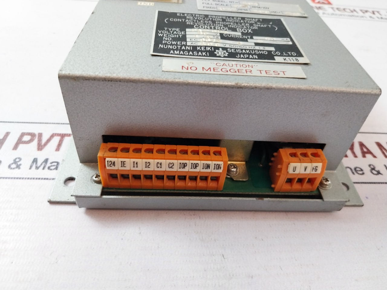 Nunotani Keiki Pa-spa Electric Propeller Shaft Revolution Indicator Ec9372-2