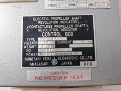 Nunotani Keiki Pa-spa Electric Propeller Shaft Revolution Indicator Ec9372-2