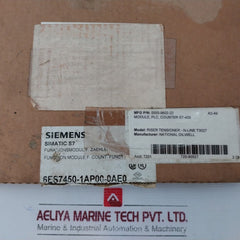 Siemens 6Es7 4501Ap000Ae0 Counter Module Di 12Xdc24V Do 4Xdc24V/0.5A S7-400