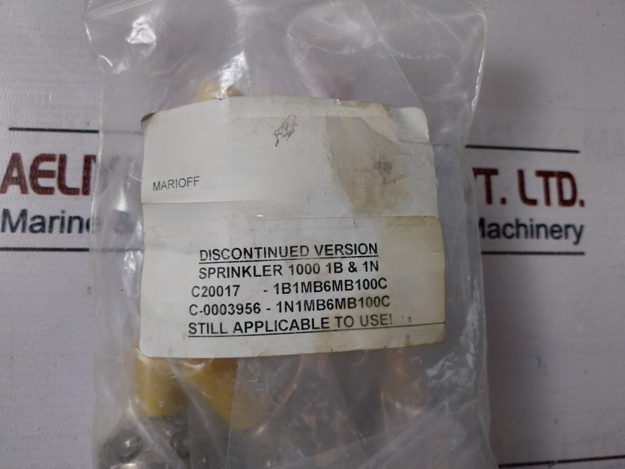 Hi-fog Marioff 1N1Mb6Mb100C Sprinkler Head Water Mist Fire Protection