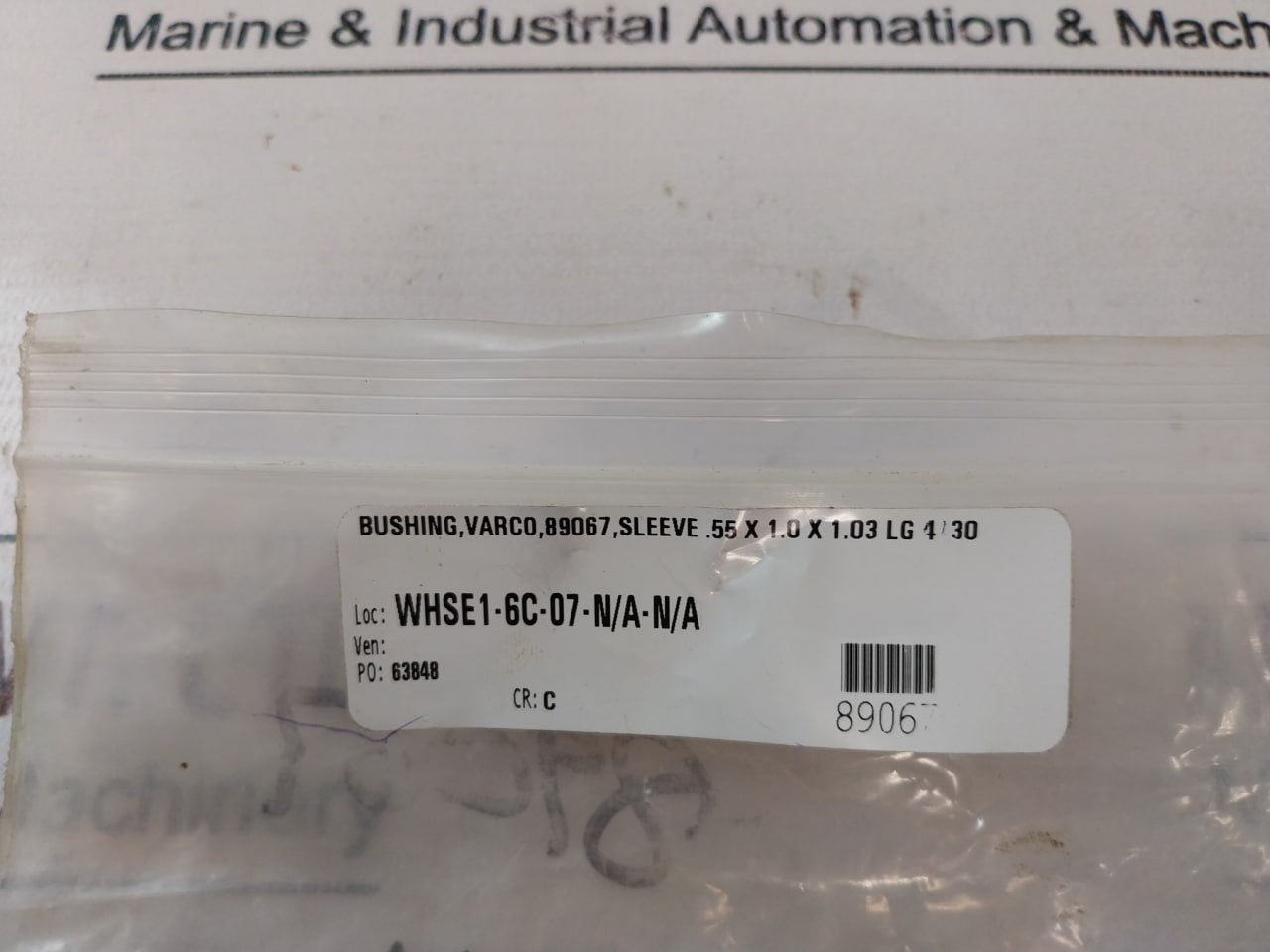 Lot Of 2X Varco 89067 Sleeve Bushing