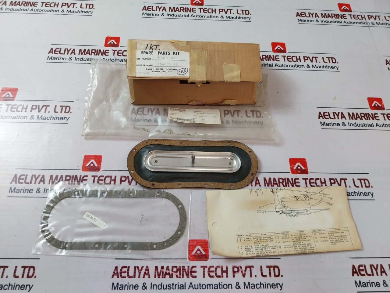 Bailey Meter M42-26a Repair Kit 254055a1