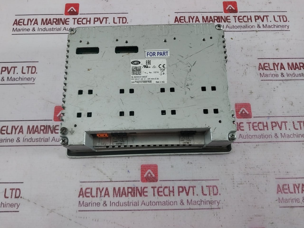 Carel Pgdt07000Fr00 Touch Display 24V 50Hz/1.2A 12-30V-/0.9A