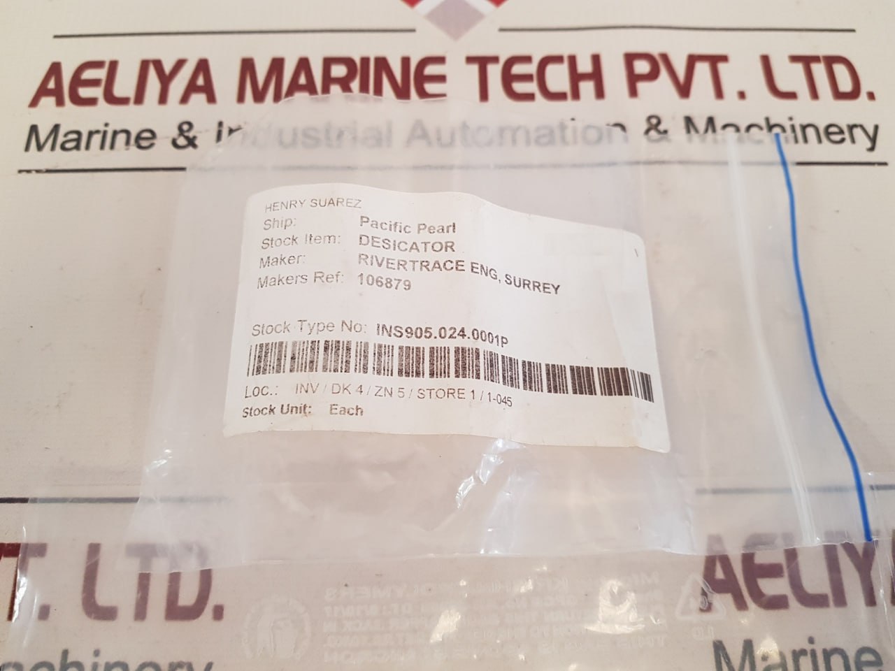 Rivertrace Ins905.024.0001P Desicator