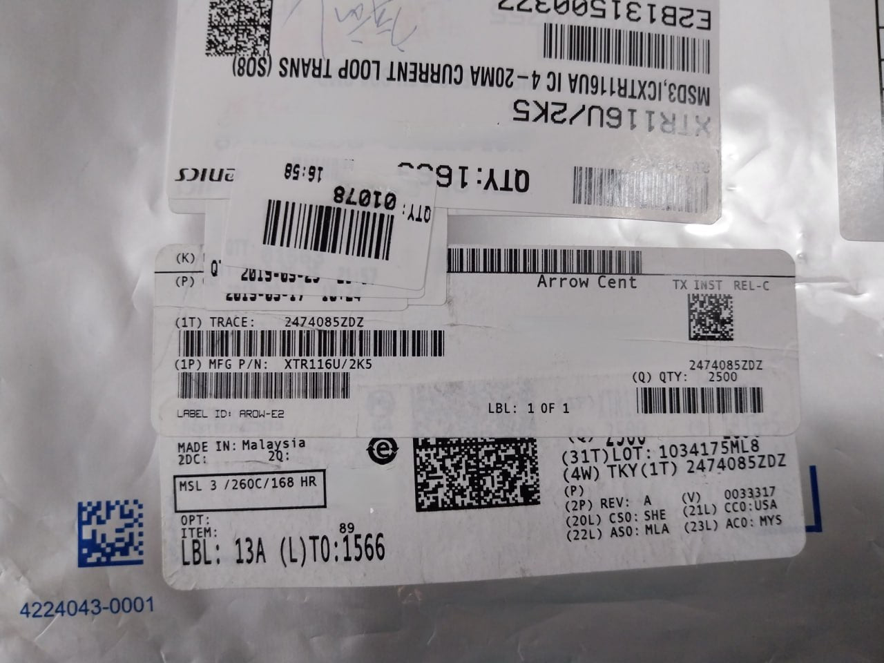 Lot Of 27X Texas Instruments 4220831-000 Integrated Audio Amplifier Circuit M84