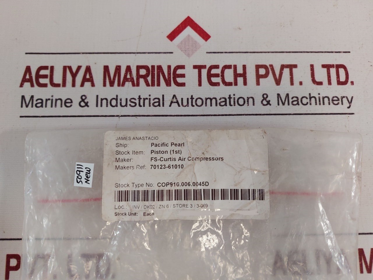 Fs-curtis 70123-61010 Piston