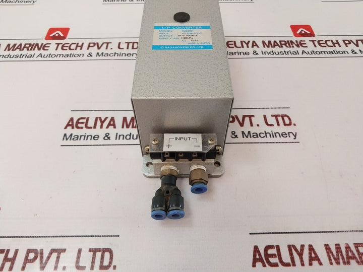Nagano Keiki Kg20 I/P Converter 4-20Ma Dc 20-100 Kpa 140Kpa