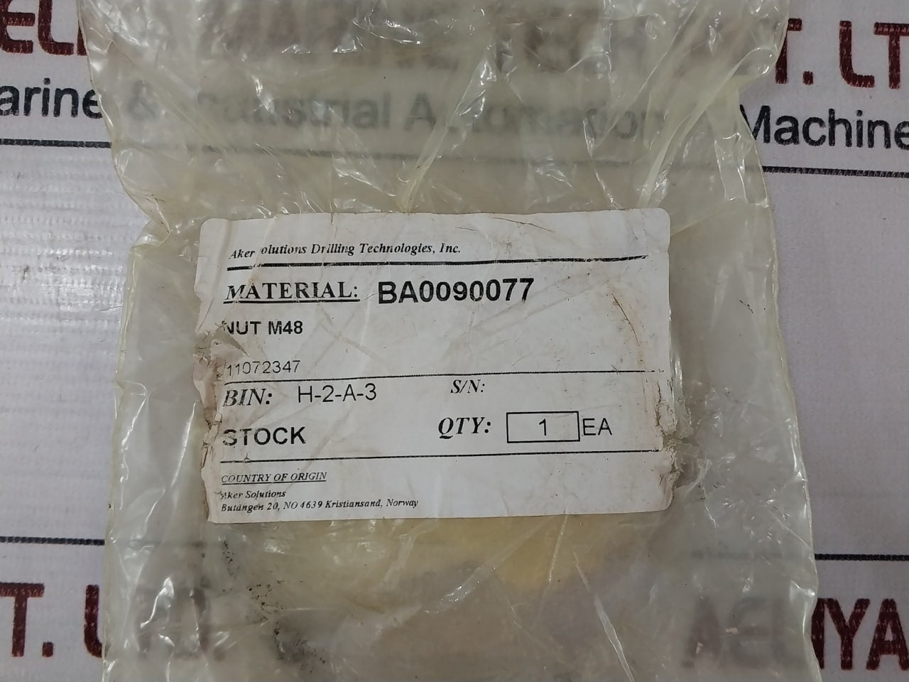 Aker 10234142 Nut