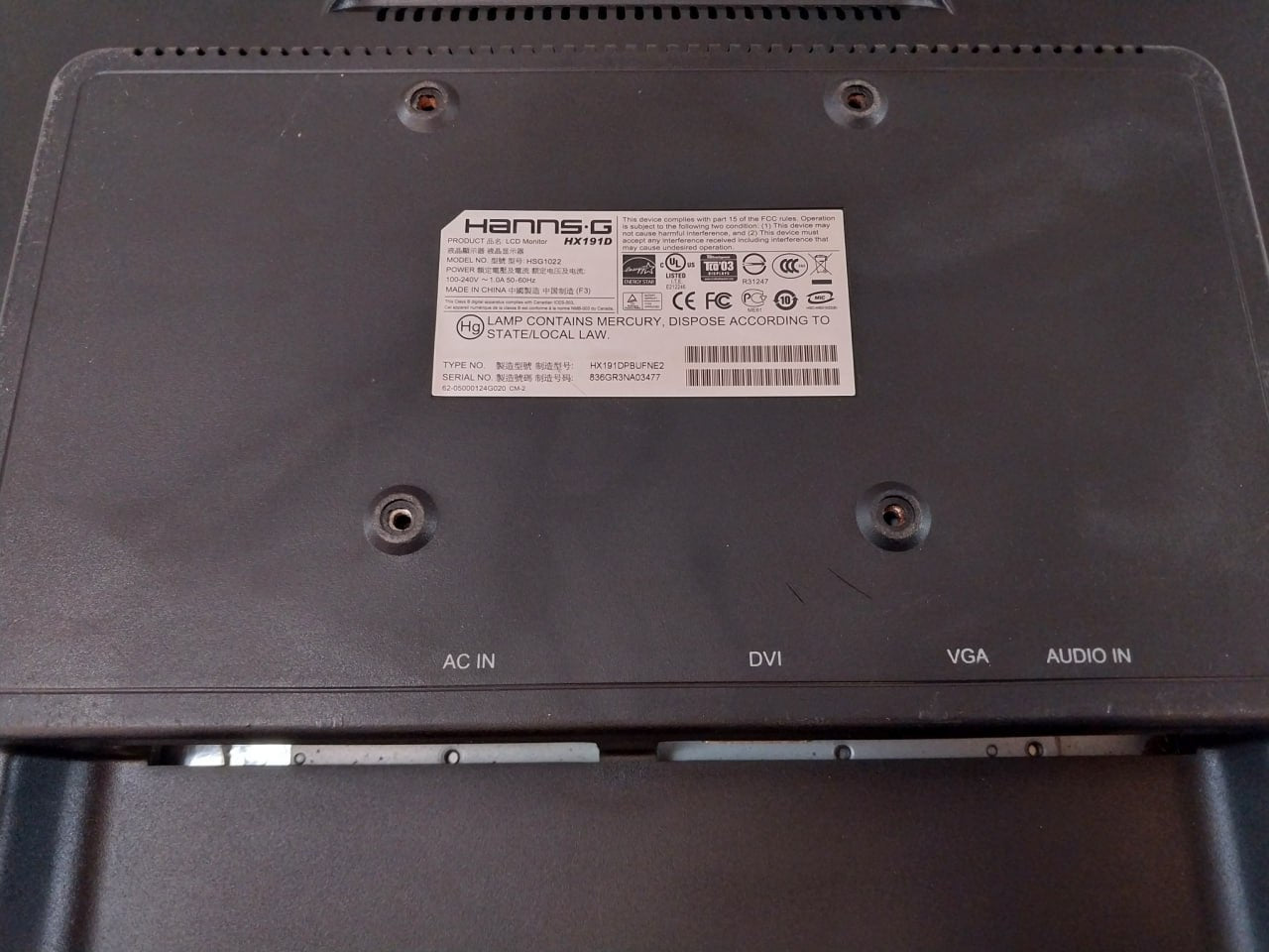 Hanns.g Hsg1022 Lcd Monitor