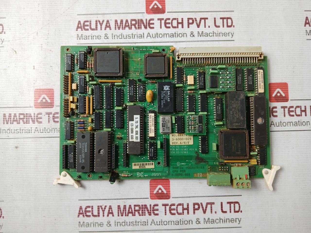 Daniel 4-6000-029 Printed Circuit Board Rev. A/H/F Pca Ce-12581