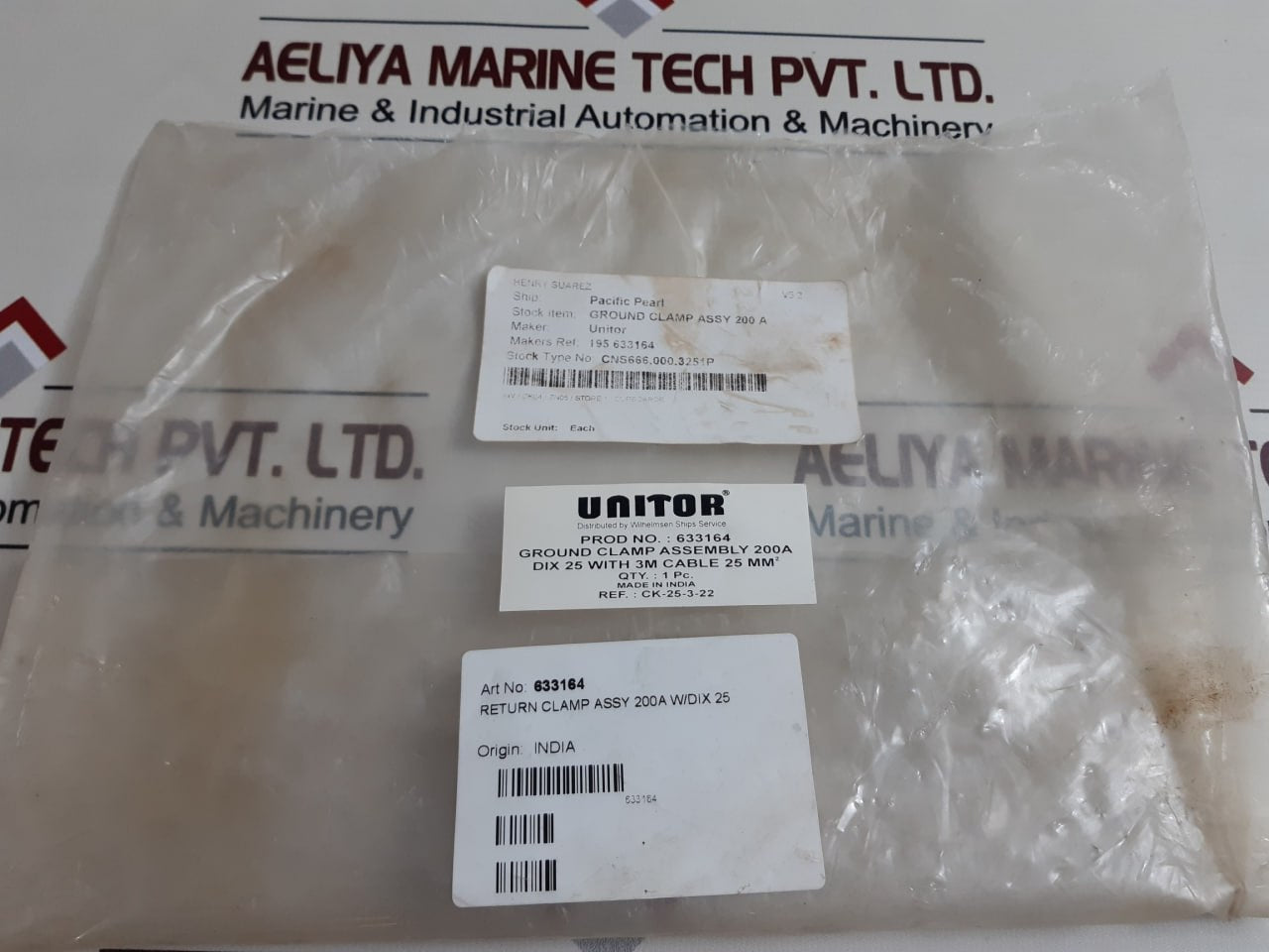 Unitor H01N2-d Welding Electrode Holder 25 Sq Mm With Plug