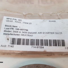 Seatrax 395 Internal Gear Ring 35038