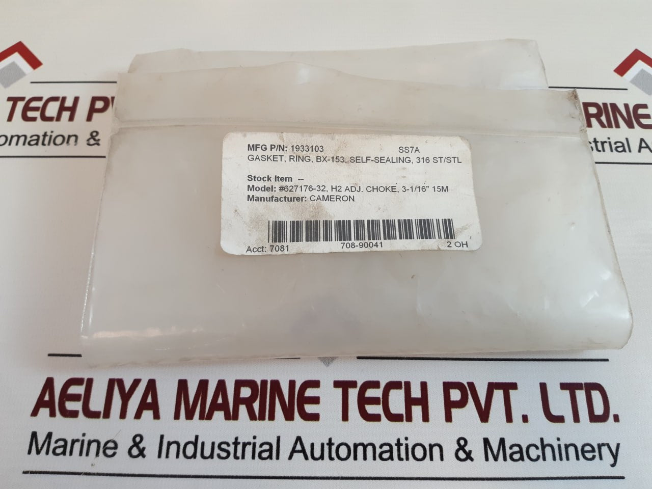 Cameron Bx-153 S-316 Gasket Ring