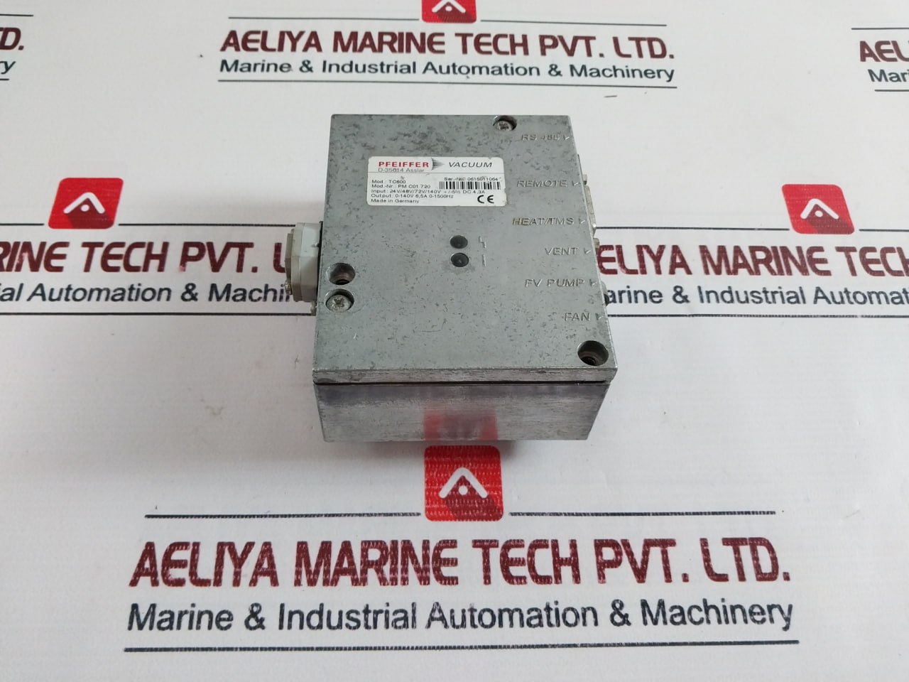 Pfeiffer Vacuum Tc600 Pump Controller 0-140V 6.5A 0-1500Hz