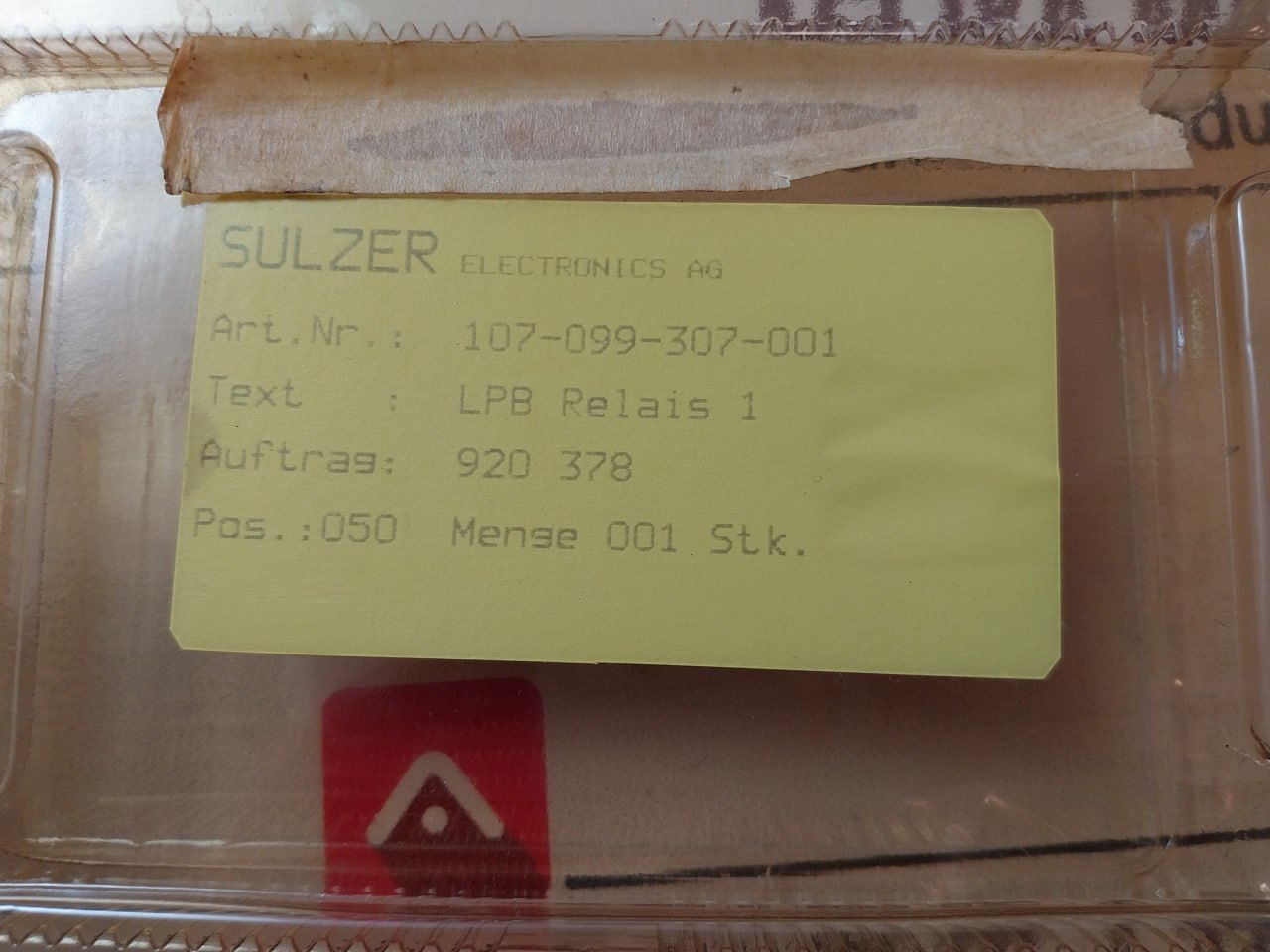 Sulzer 112.021.596.20 1 Printed Circuit Board 920 378