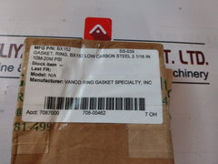 Lot of 5X Vanco BX152-D-C1-4 Gasket Ring BX152 Low Carbon Steel 10M-20M PSI