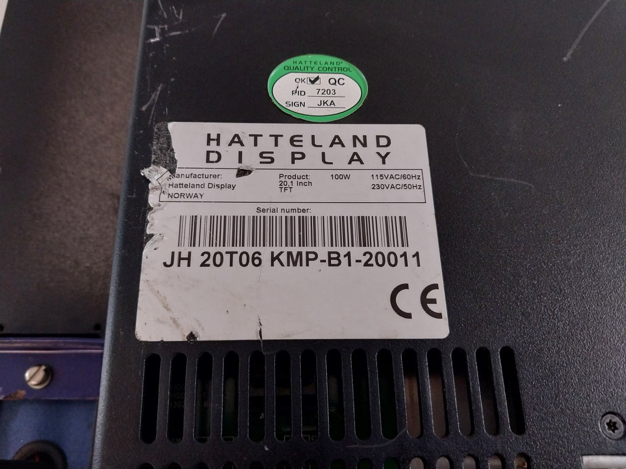 Hatteland Display Jh 20T06 Kmp-b1-20011 Maritime Multi Display