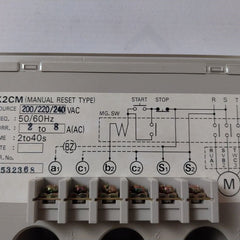 Omron K2Cm-2Ls Static Motor Relay 2 To 40S 200/220/240 Vac