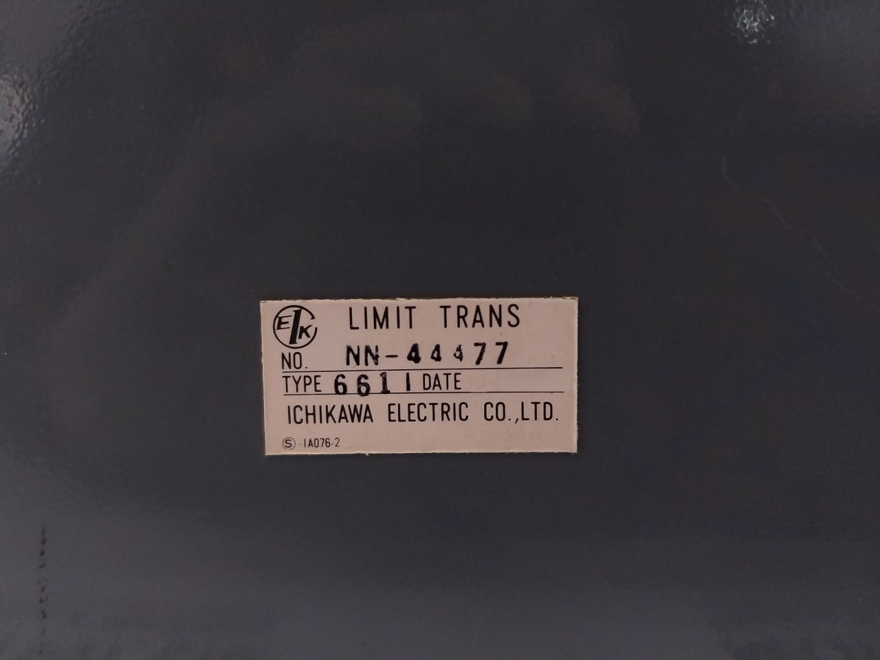 Ichikawa Electric 6611 Limit Trans S-ia076-2