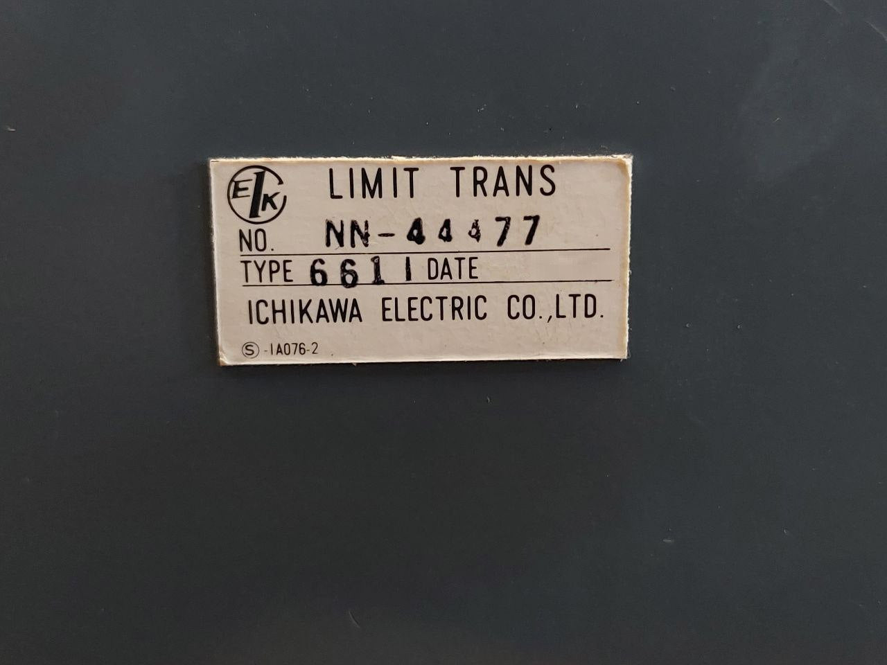 Ichikawa Electric 6611 Limit Trans S-ia076-2
