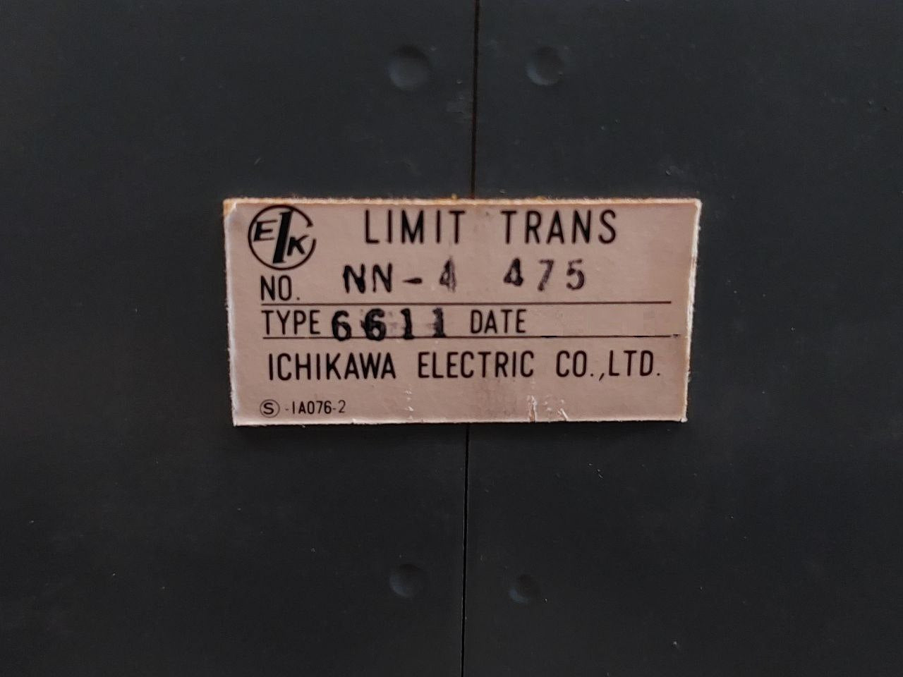 Ichikawa Electric 6611 Limit Trans S-ia076-2