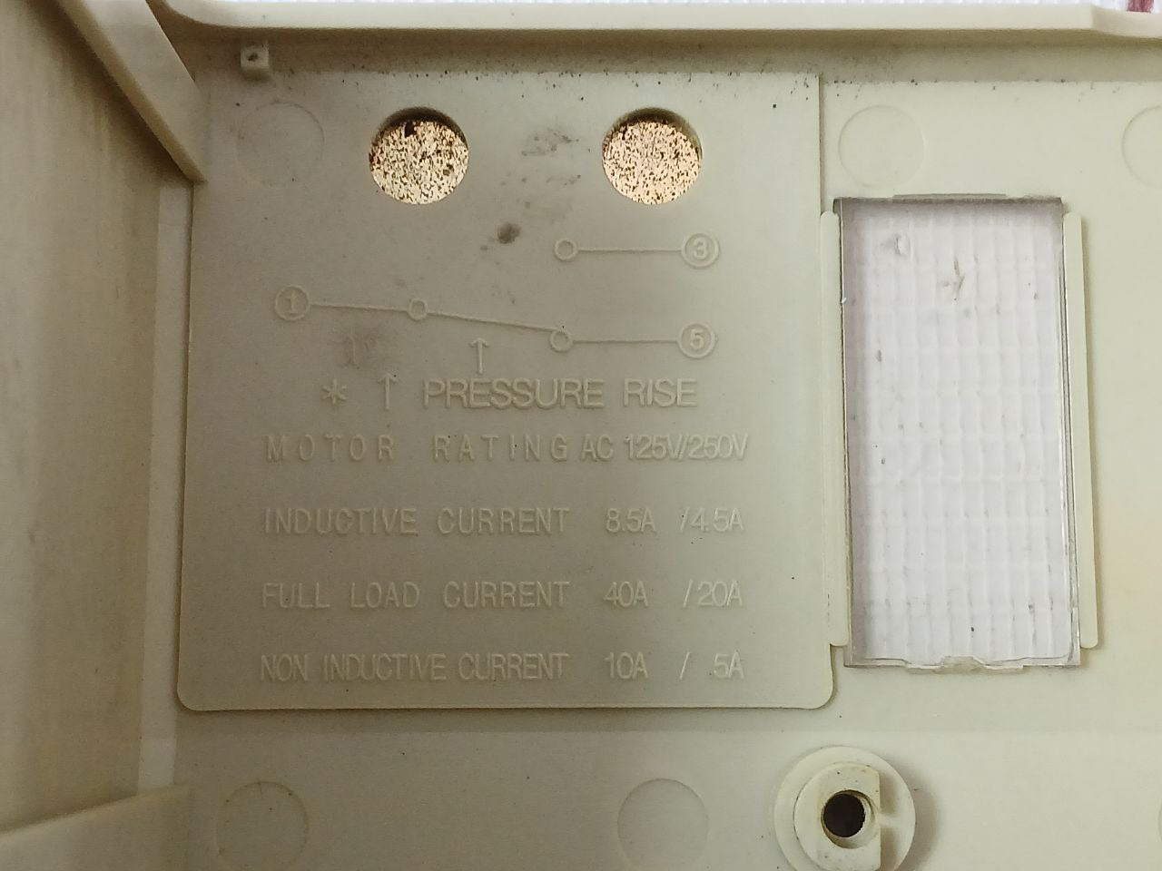 Linero Controls Hs-230 Pressure Control Switch 5-30 Kgf/Cm2 Ac 125V/250V