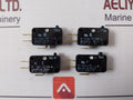 Lot of 4X Omron V-15g-1c25-k Limit Switch 15a