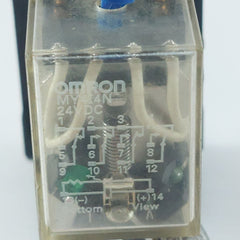 Omron My4I4N Power Relay With Base 24Vdc 5A 240Vac 28Vdc 250Vac
