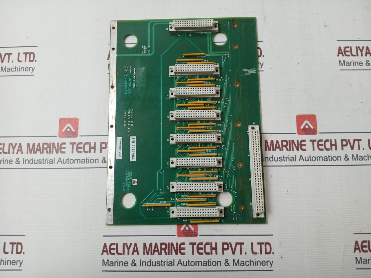 Advanced Systek 4-6000-032 Backplane Module Pcb 94V-0 Pca Ce-12590 Rev.A