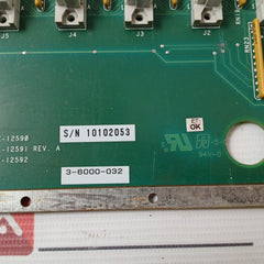 Advanced Systek 4-6000-032 Backplane Module Pcb 94V-0 Pca Ce-12590 Rev.A