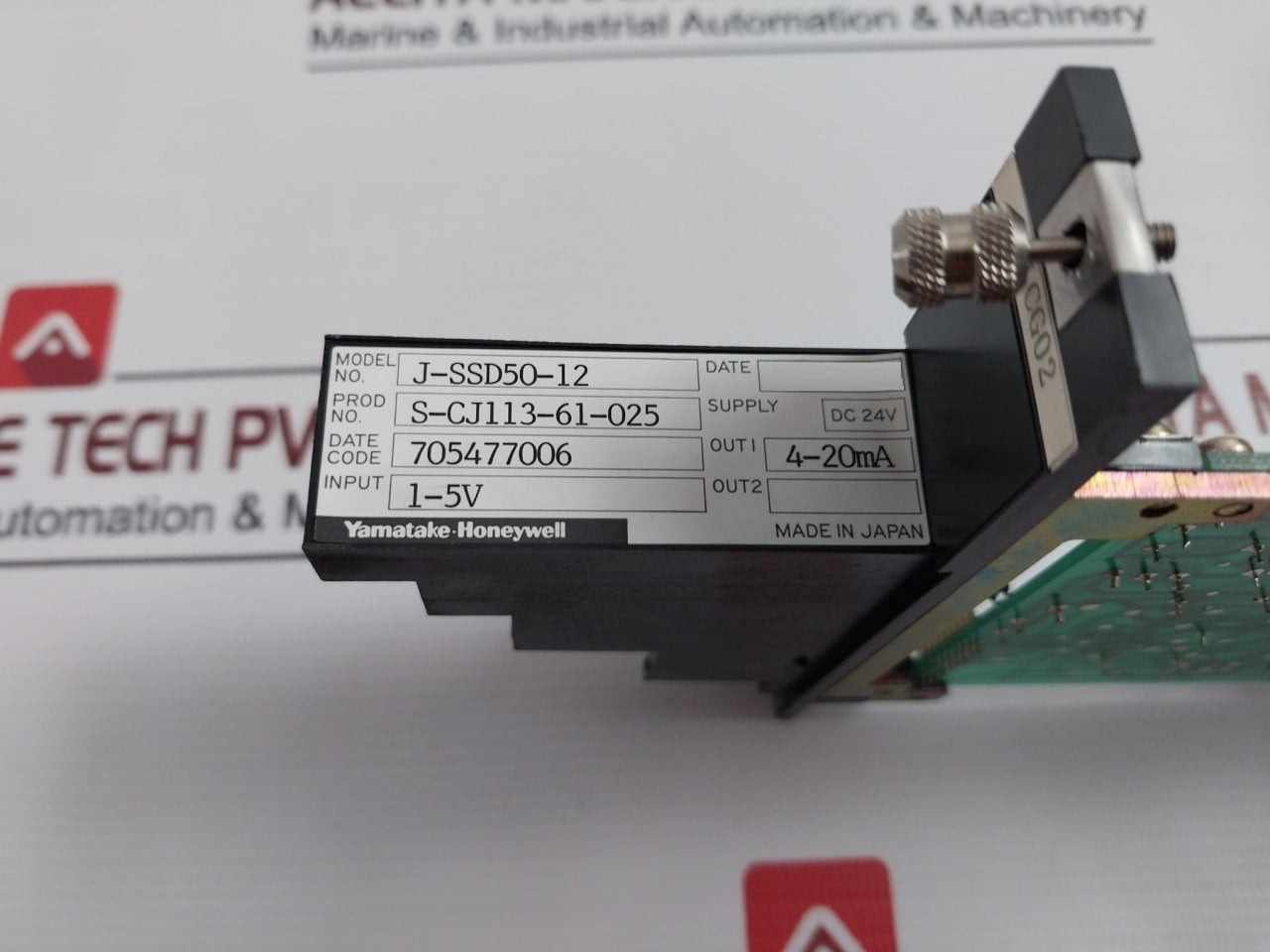 Yamatake-honeywell J-ssd50-12 Analog Input Pcb Module 4-20 Ma 1-5V