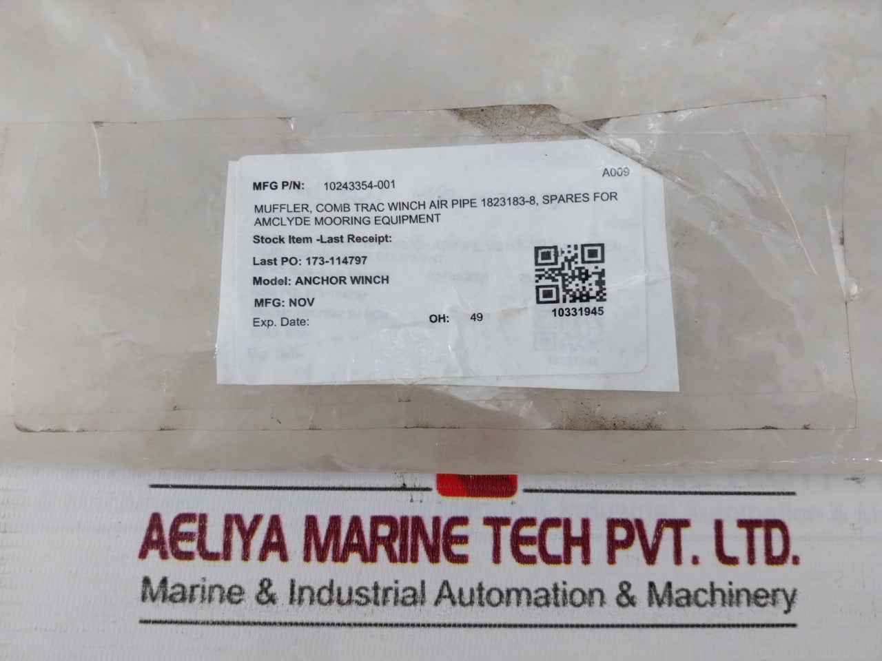 Arrow Pneumatics Asp-8 Pneumatics Exhaust Muffler 1