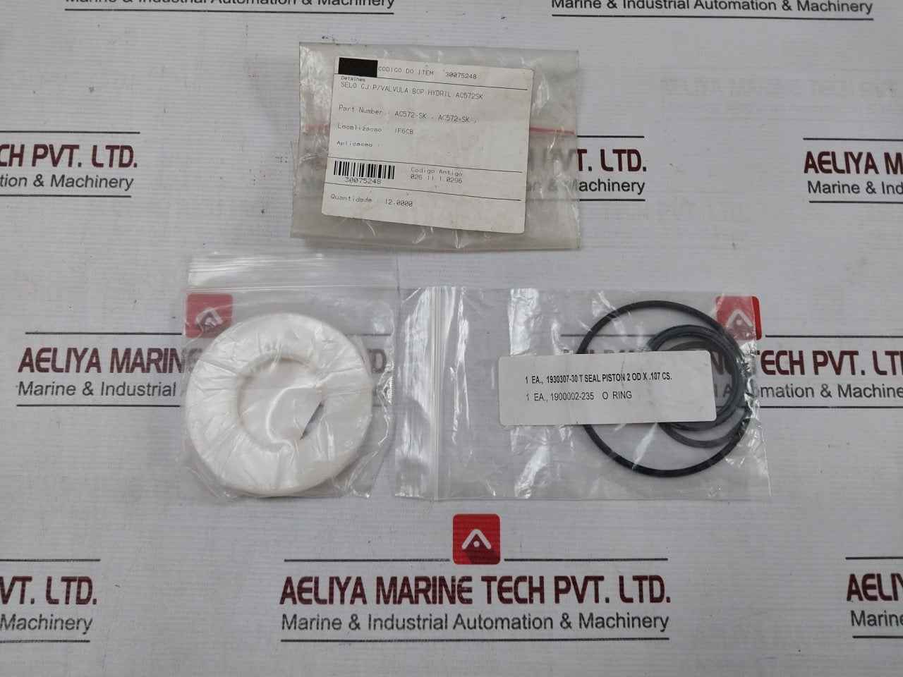 Hydril Ac572-sk Valve Repair Seal Kit 026.11.1.0296