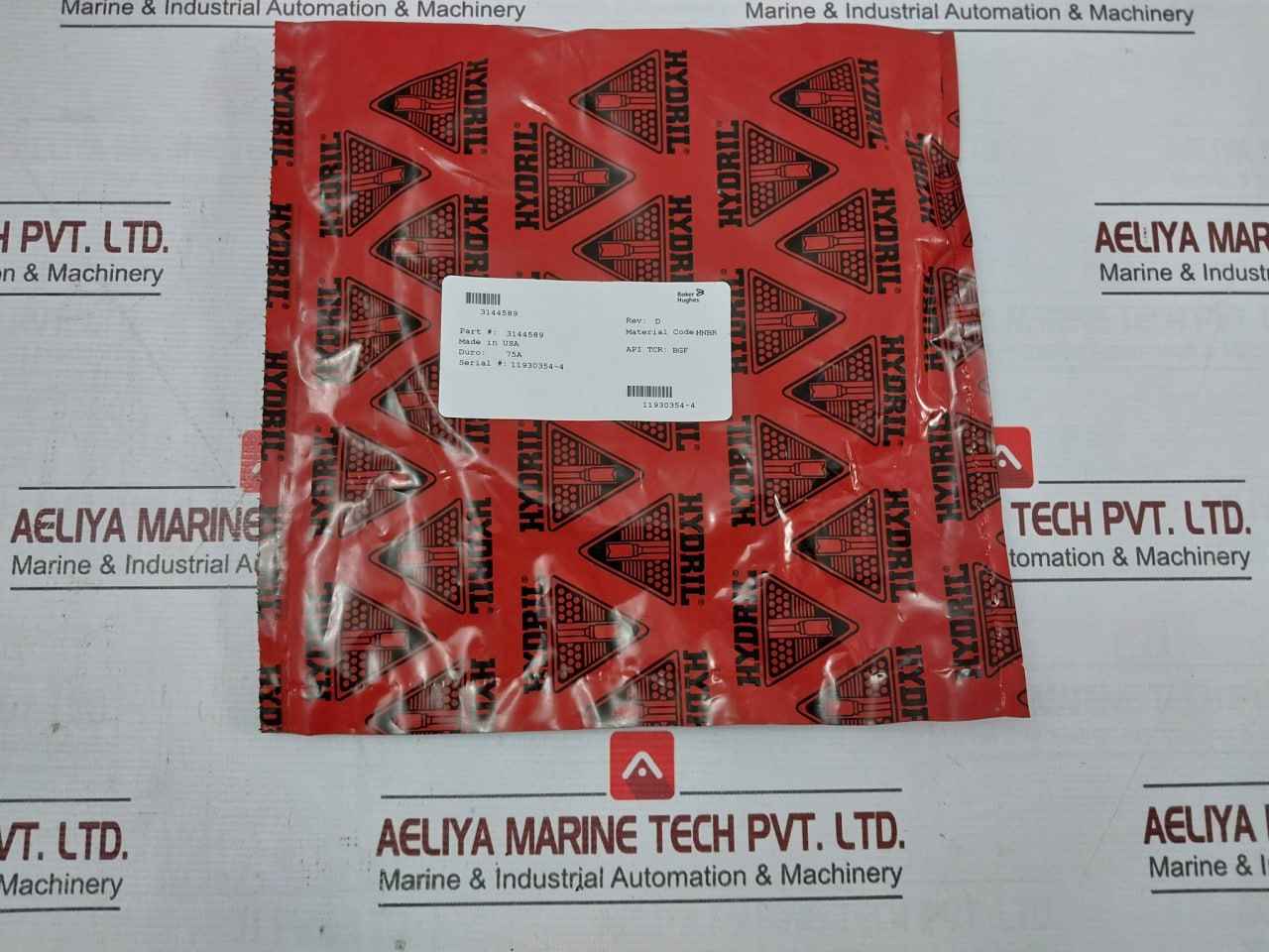 Hydril 3132389 Bonnet Seal Kit 3118487, 3114949-03 Rev Lvl:C Size: 22 X 1/8 X 1