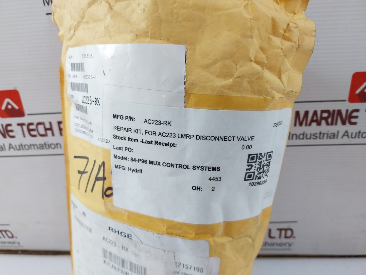 Hydril Ac223-rk Rod Seal Set Shear Seal Pilot Kit O-ring 70 Duro Rev- A1