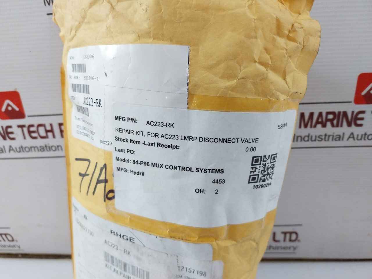 Hydril Ac223-rk Rod Seal Set Shear Seal Pilot Kit O-ring 70 Duro Rev- A1