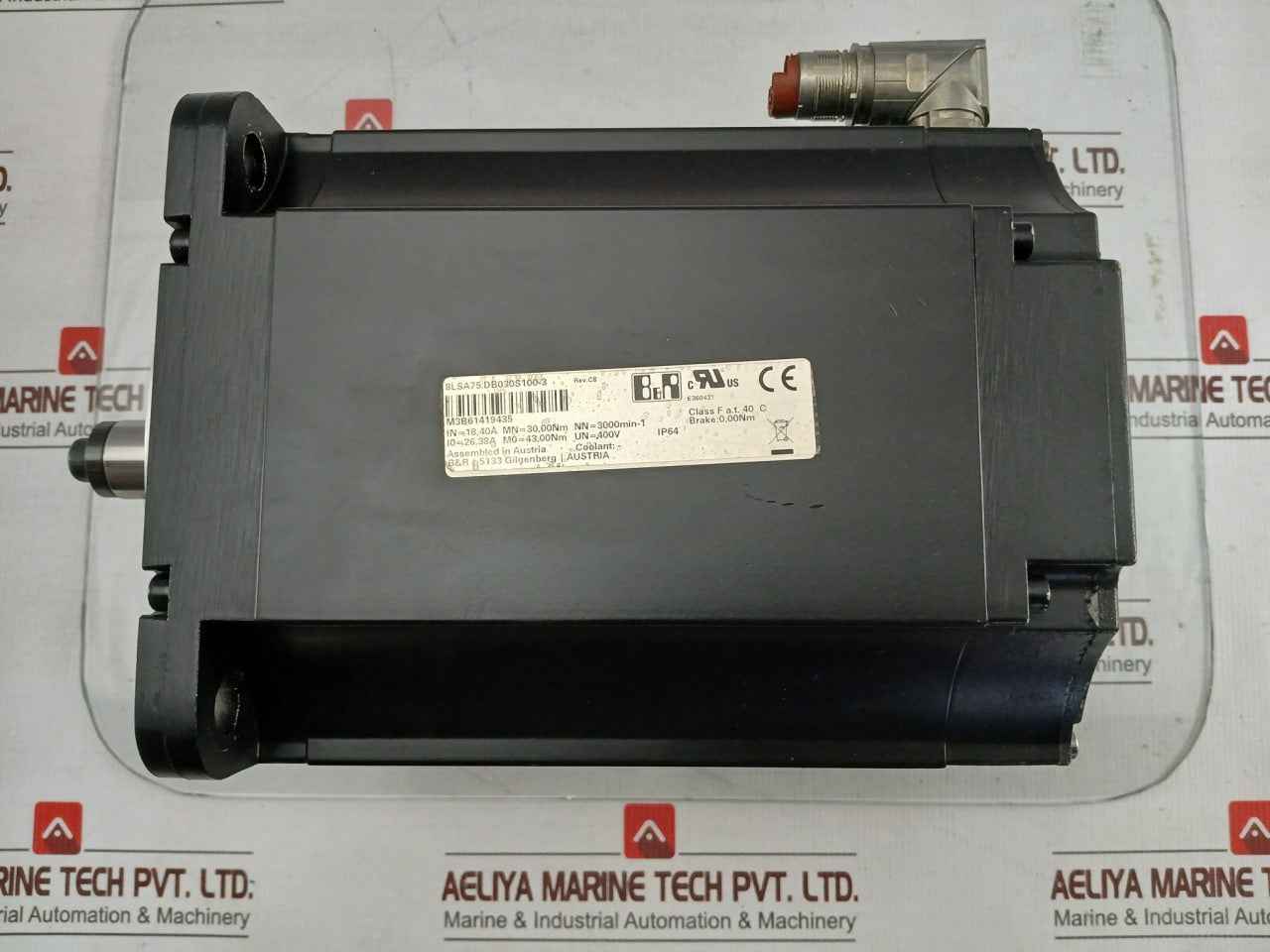 B&R 8Lsa75.Db030S100-3 Synchronous Motor Rev C8 400V E360421