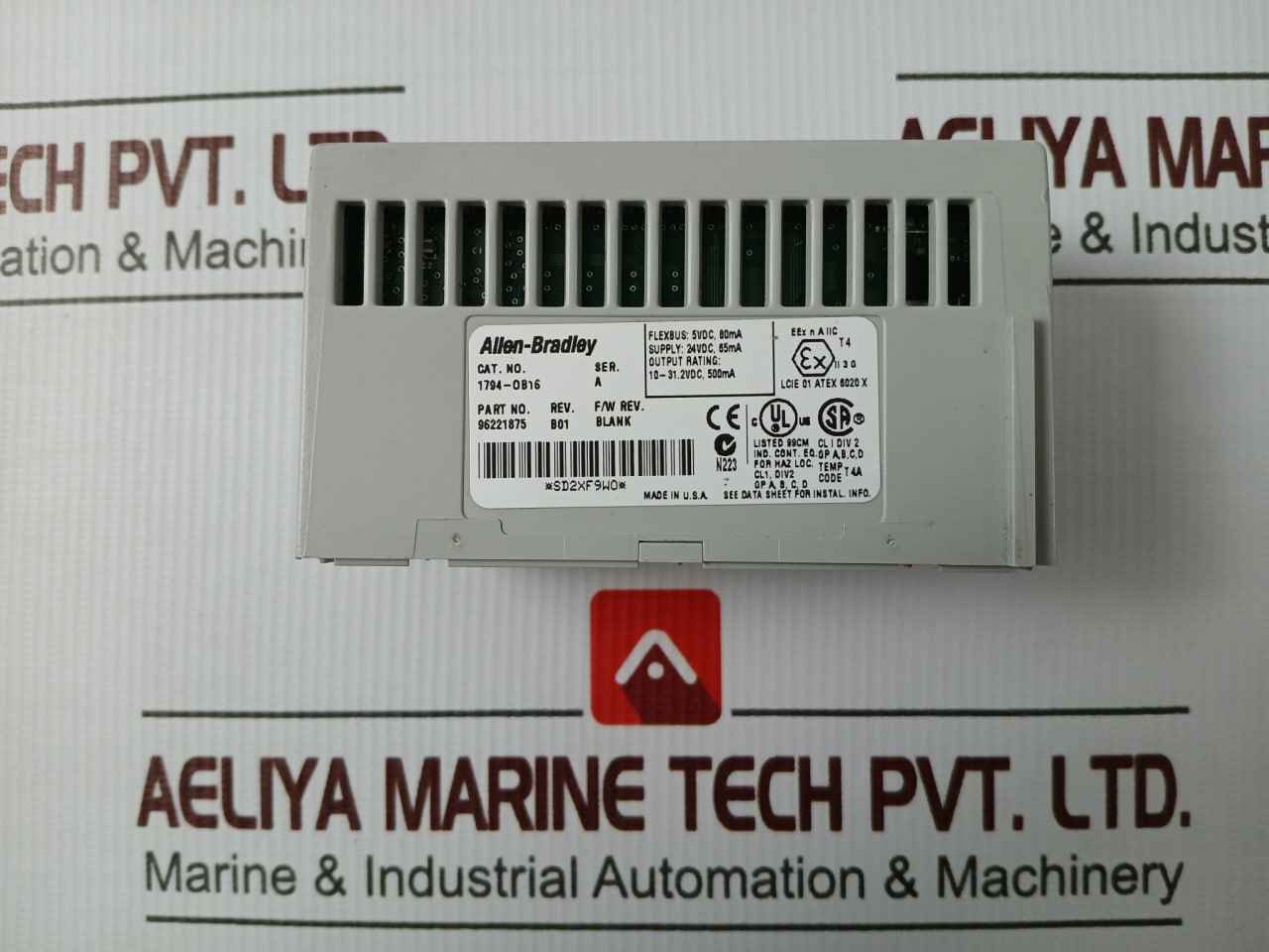 Allen-bradley 1794-ob16 Flex I/O Source Output Module 24Vdc 65Ma