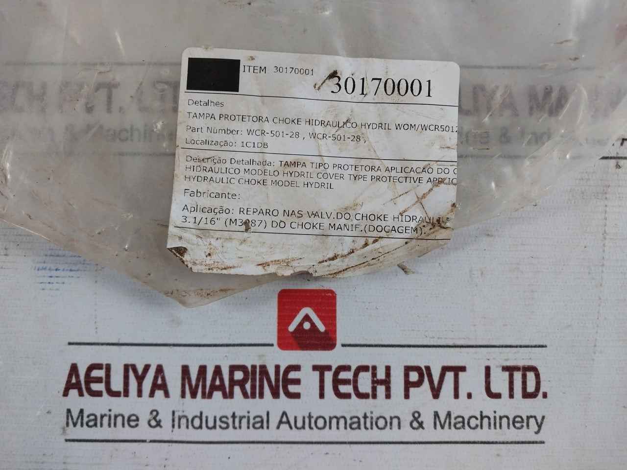 Hydril Wcr-501-28 Hydraulic Choke Protective Cover (M3087) 30170001