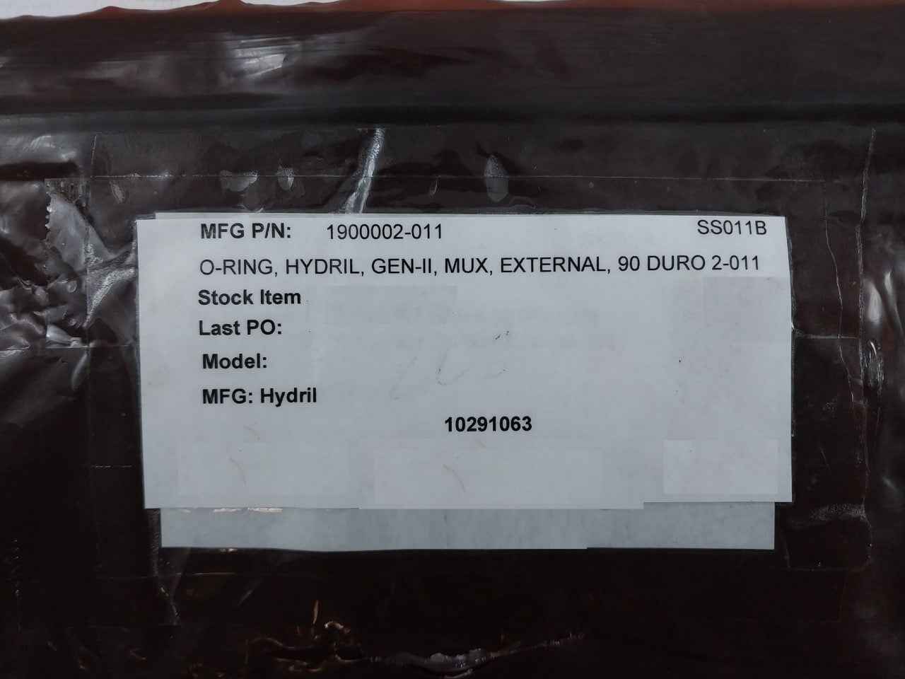 Lot Of 30X Hydril 1900002-011 O-ring 90 Duro 2-011 Ss011B
