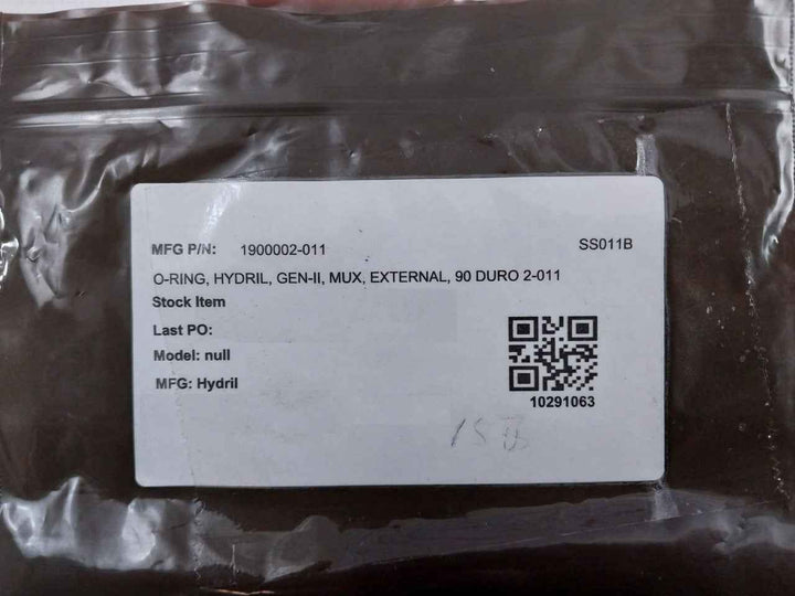 Lot Of 30X Hydril 1900002-011 O-ring 90 Duro 2-011 Ss011B