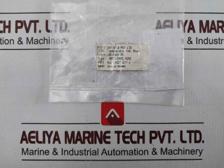 Festo Msfg-24/42-50/60 Solenoid Coil 42V Ac 50/60Hz Ip65