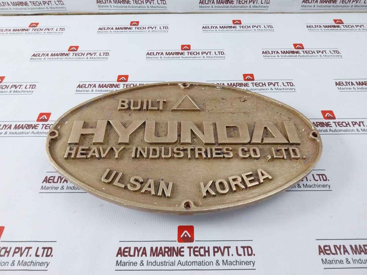 Hyundai Name Plate