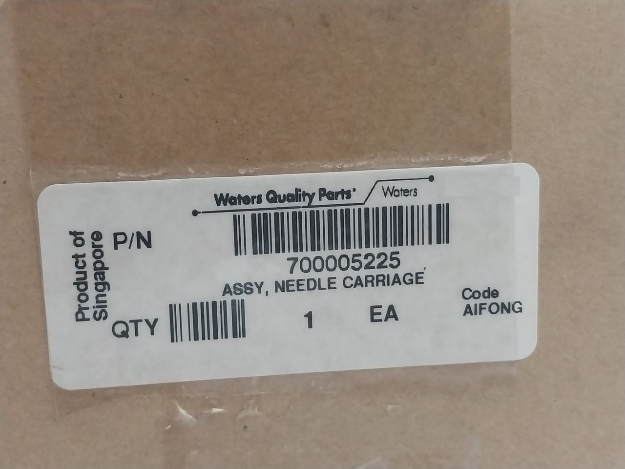 Waters 210000524 Needle Carriage Assy Dc 4221 Rev-c