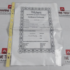 Waters 441001488 Tfc Vent Valve Assembly Rev: G