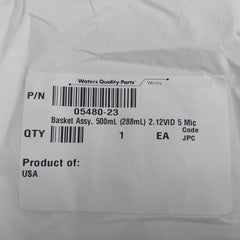 Waters 700011289 Basket Assy 500Ml 5480-23