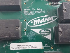 Metron Eledyne Fd4-db301 Printed Circuit Relay Board Rev-02 Ca34454