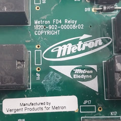 Metron Eledyne Fd4-db301 Printed Circuit Relay Board Rev-02 Ca34454